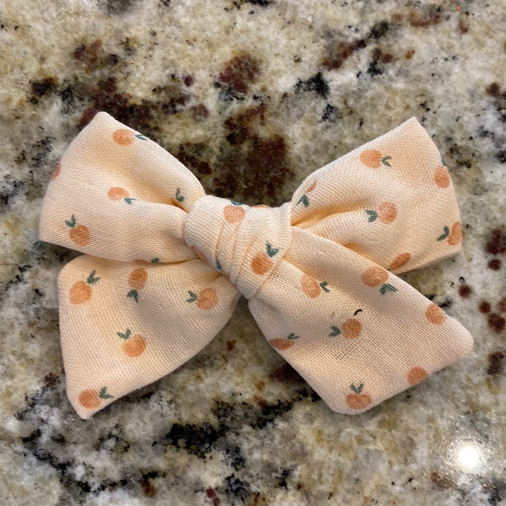 Little Poppy Co Peach Bow
